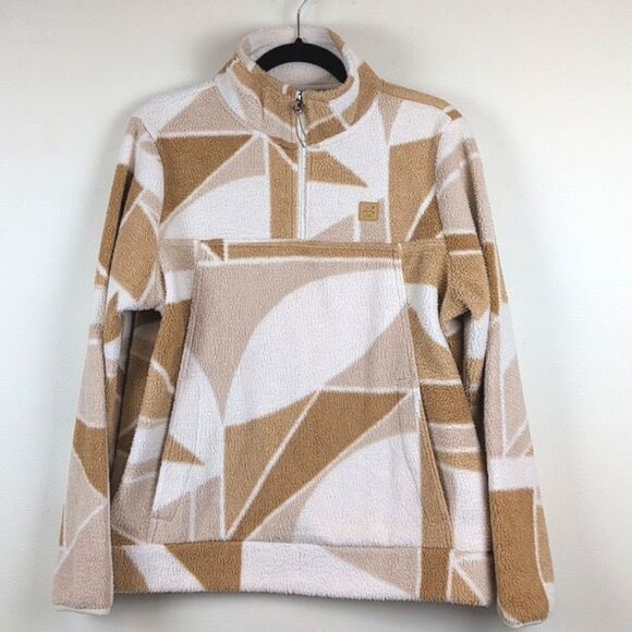 Billabong Adventure Division Boundary Mock Neck Quarter Zip Fleece Jacket Size L - Picture 2 of 11